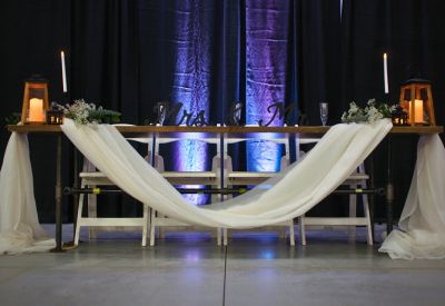 wedding head table example BGR Event Venue in Grand Rapids