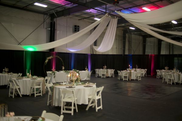 Table decorations the event center at bgr