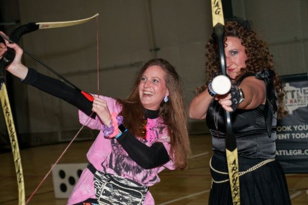 80's Night themed Archery Tag