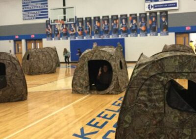 Mobile School event for kids in gym