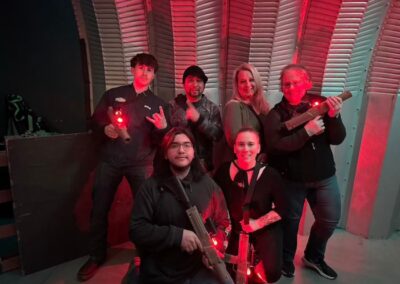 Laser tag activities at BGR event center