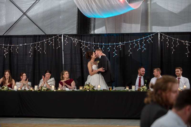 Wedding packages for bride and groom at home table