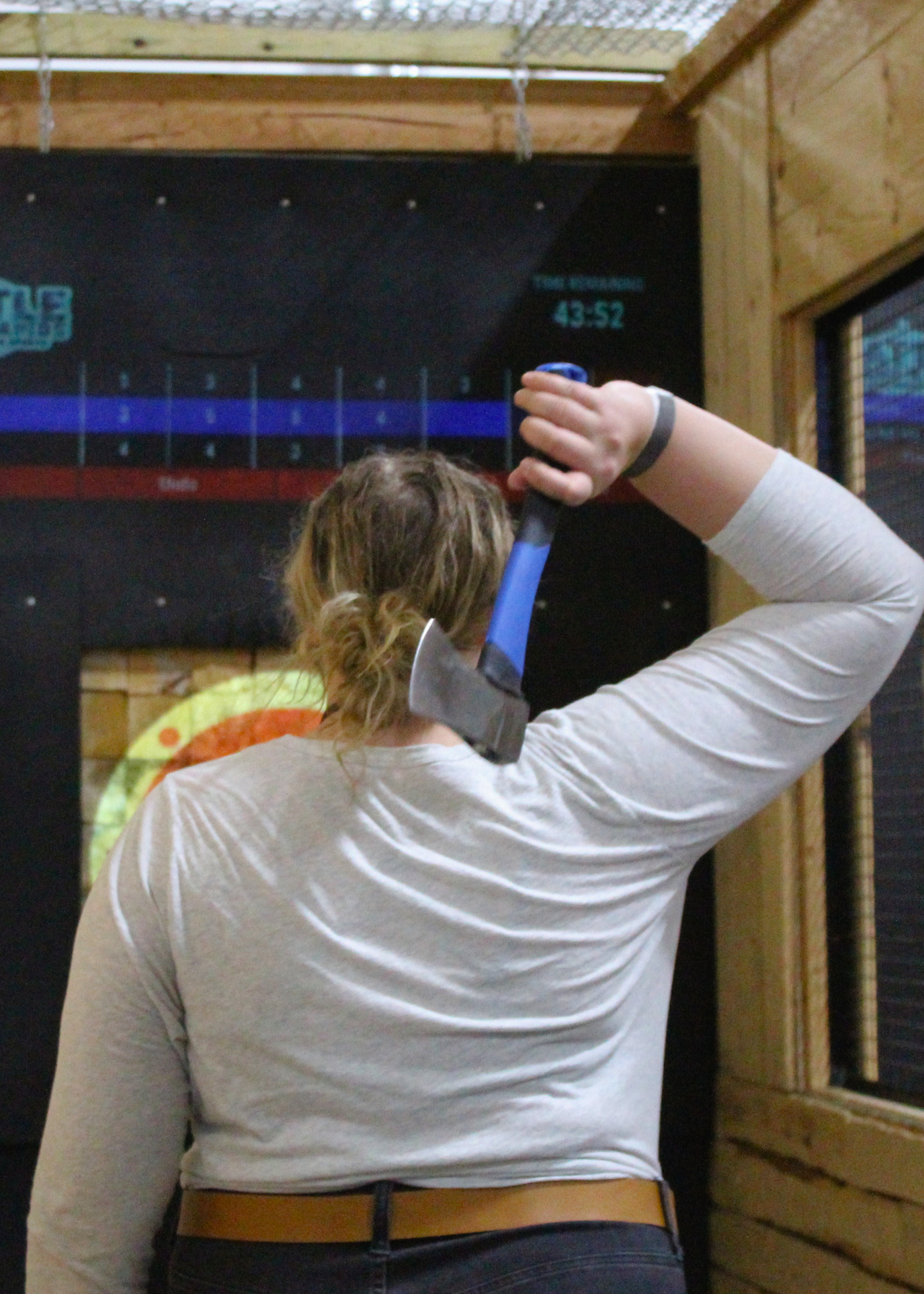 Grand Rapids Bachelorette Party Location Axe Throwing